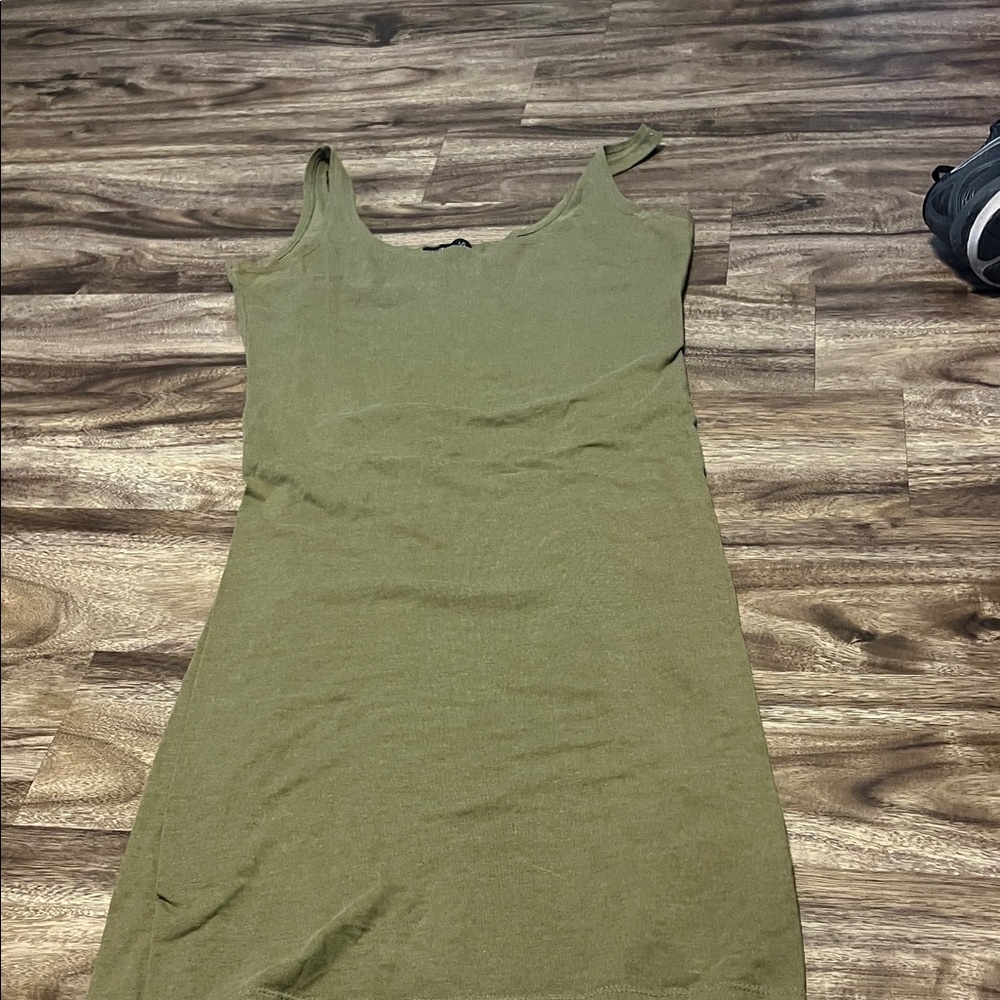 Cotton On Khaki Midi Dress